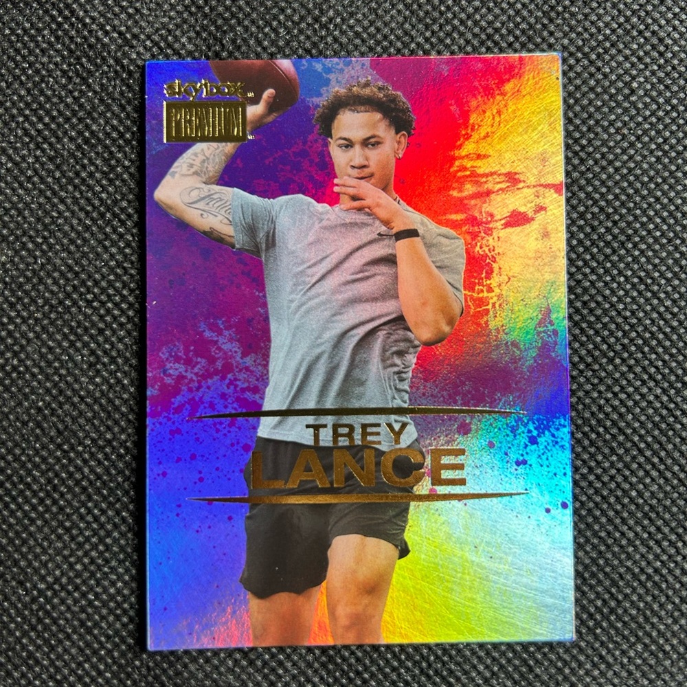 2021 Skybox Metal Universe Champions Trey Lance RC Rookie #S-36 Premium Insert